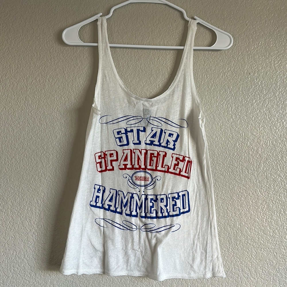 4th of July, patriotic tank top